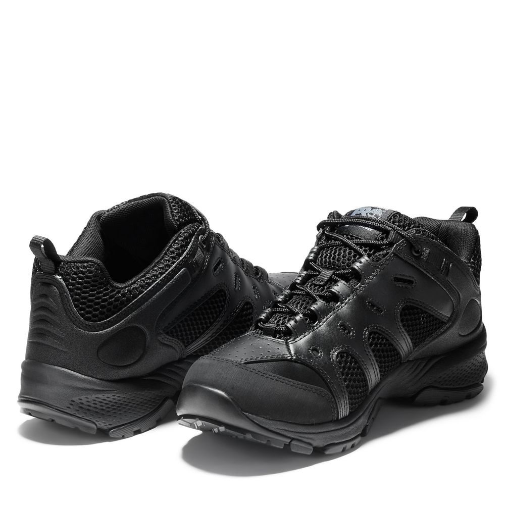 Pantofi De Lucru Timberland Barbati Negrii - Pro® Valor™ Tactical Oxford - Romania - XSINAK896